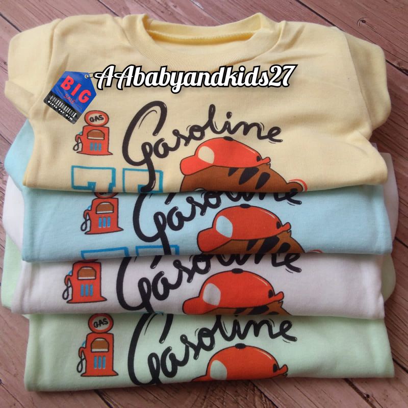 IOL 1PC Kaos Oblong Bayi Bergambar Ukuran S M L XL Lembut dan SNI