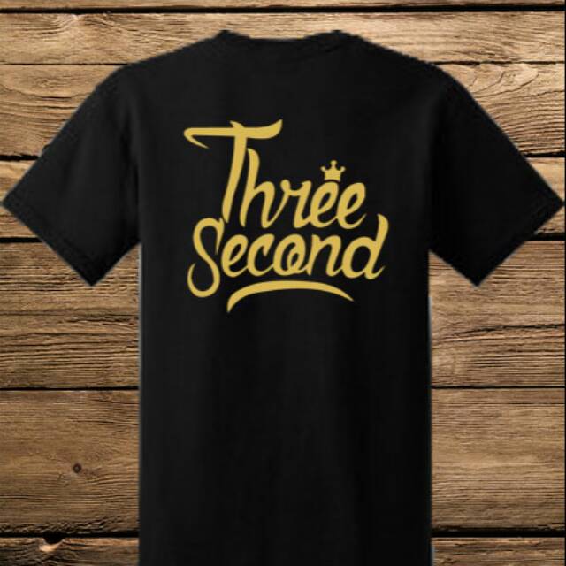 BAJU KAOS THREE SECOND 2