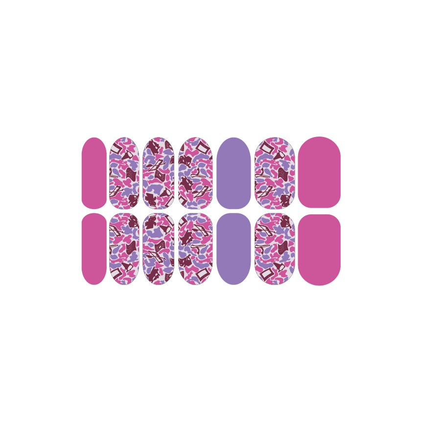 

POTATOO Nail Doraemon Pink Army Temporary Tatto Sticker