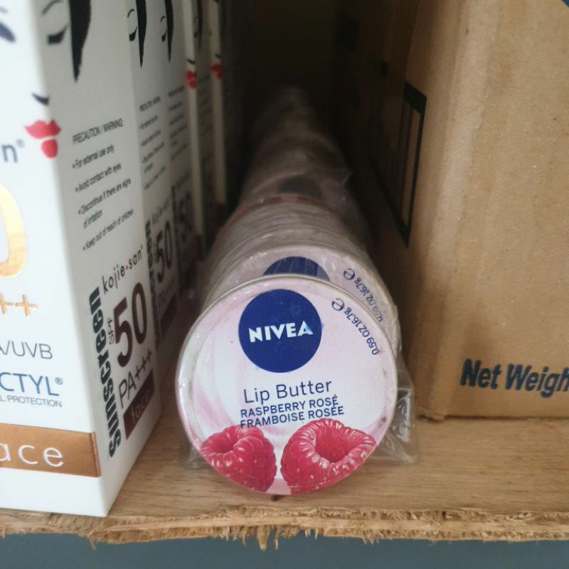 Nivea Lip Butter Raspberry Rose 16,7g Rijek Kemasan