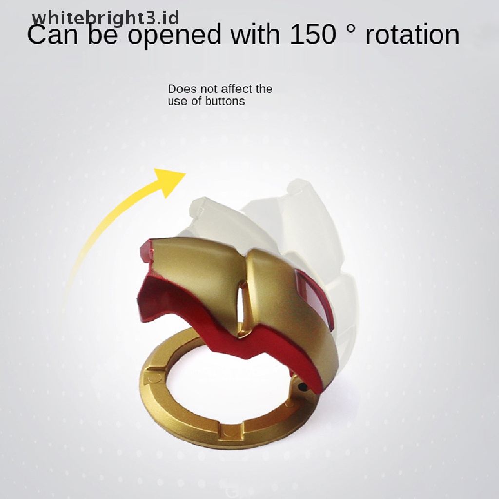 (whitebright3.id) Stiker Dekorasi Tombol Start Starter Mobil Satu Tombol