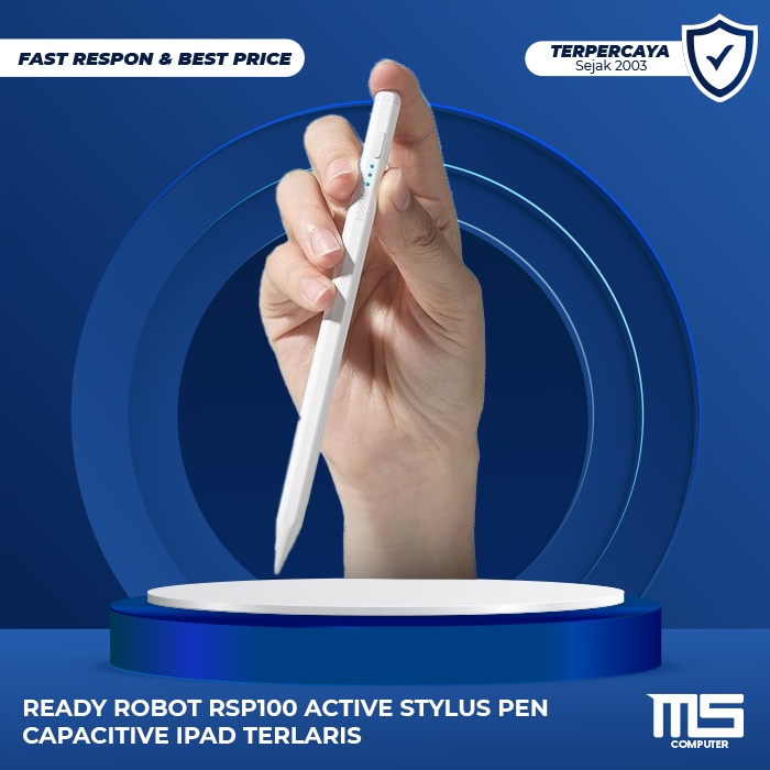 READY ROBOT RSP100 ACTIVE STYLUS PEN CAPACITIVE IPAD TERLARIS