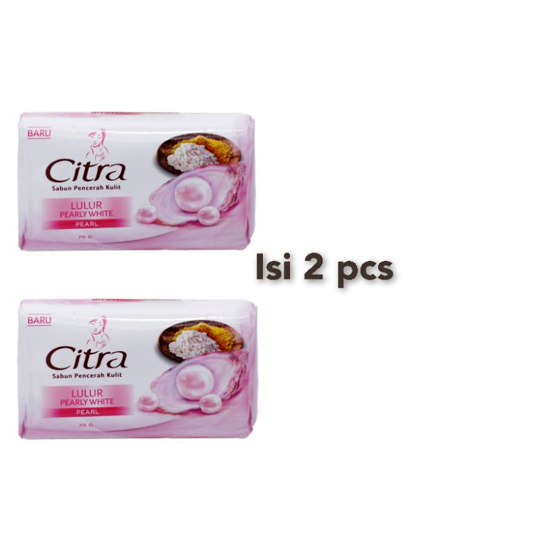 Citra Lulur Pearly White Sabun Batang 70Gr