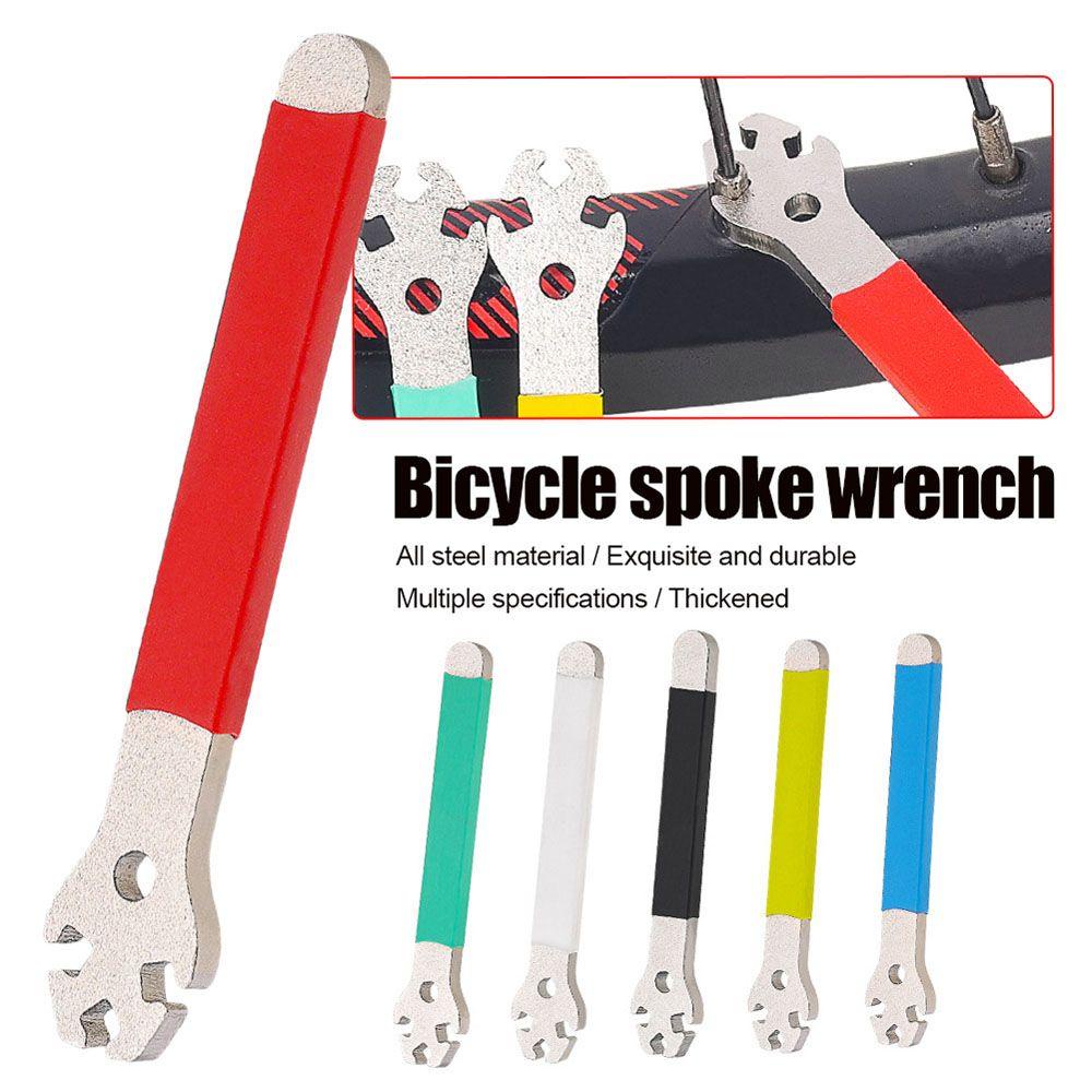 Lanfy Kunci Jari Jari Sepeda Alat Perbaikan Sepeda Cycling Repair Tool Cycling Bike Removal Wrench Bike Spoke Nipple Key Spanner Alat Sepeda Spanner Bike Wheel Rim Spanner