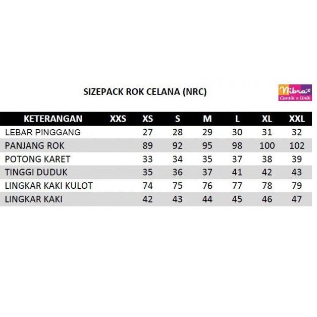 Telah Hadir.. ROCELA |rok celana by nibras nrc 015