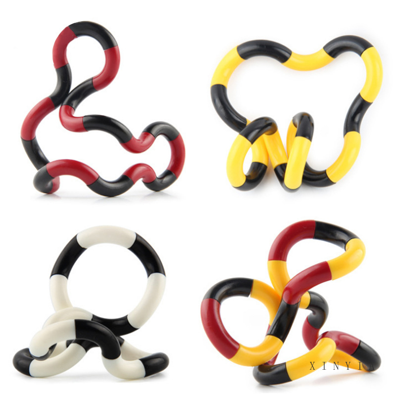 Changeable Tangle Jr Twisting Rope Twisting Ring Winding Toys Twister Pressure Release Adult Toysdecompression Venting Toy