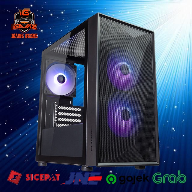 Tecware Forge M2 ARGB - Tempered Glass m-ATX Gaming Case NAMPOL GAN