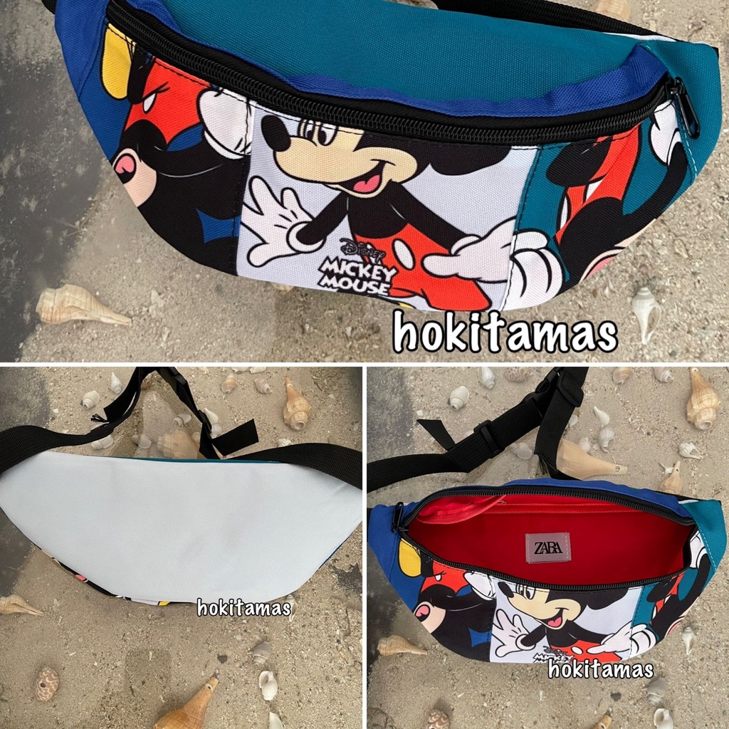 TAS PINGGANG ANAK KARTUN/Z*RA WAISTBAG MURAH