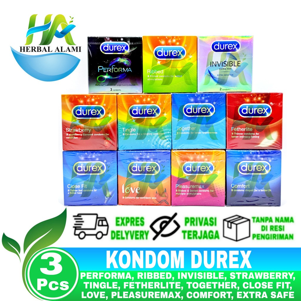 Kondom Durex isi 3