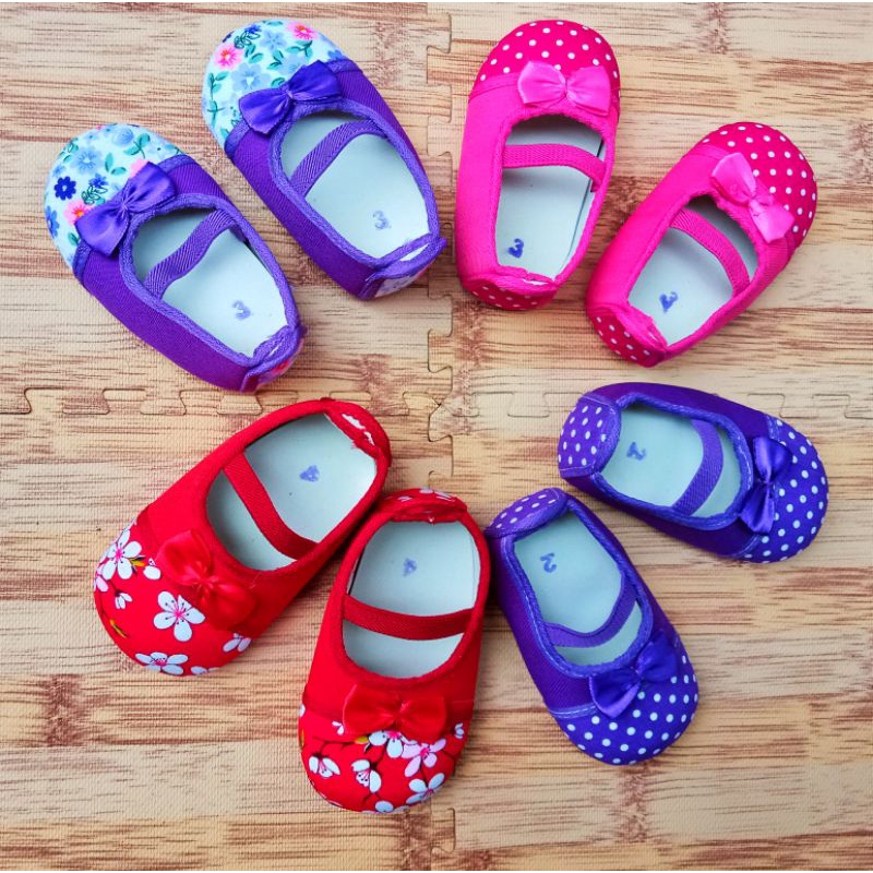 [0-12 bulan] SEPATU BAYI PREWALKER / SEPATU BAYI PEREMPUAN PREWALKER FLAT SHOES SEPATU BALET BAYI