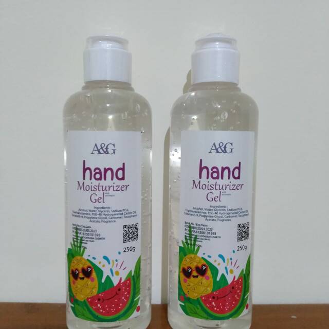 A&G Hand Moisturizer Gel with Antiseptic 250g