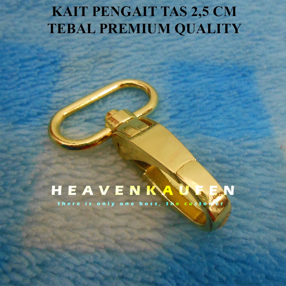 Pengait Cantolan Tas Gold Emas 2 5 Tebal Bagus Premium Pengait Cantolan Tas Gold Emas 2 5 Tebal Bagus Premium