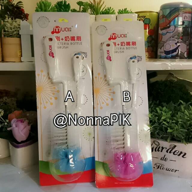 Anti Bacterial Brush Bottle / Anti Bakteri Sikat Botol Susu