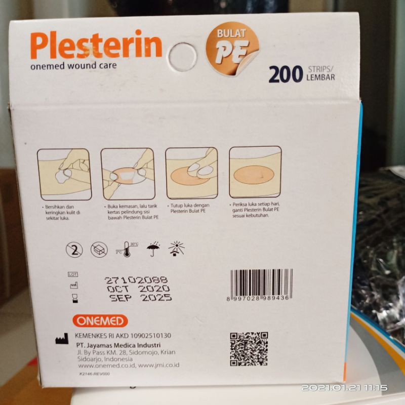 Plesterin PE COKLAT Plester Bulat Coklat PERBOX