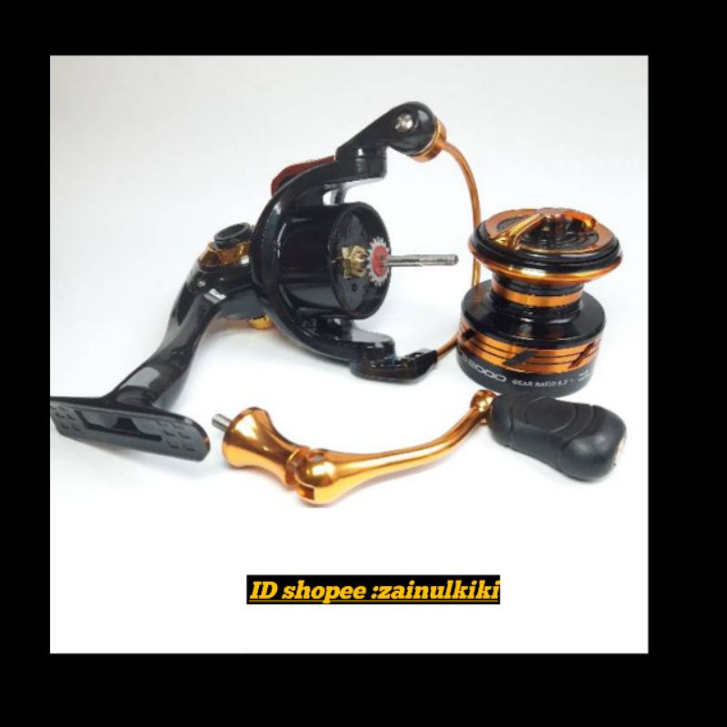 Reel katana martis 2000 4000 6000 power handle