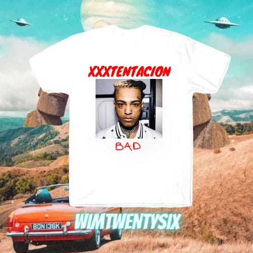 KAOS XXXTENTACION BAD VINTAGE TEE ( UNISEX SLIMFIT T-SHIRT )