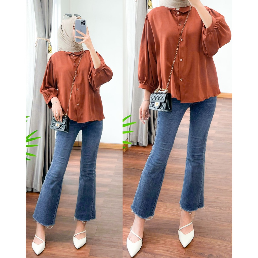 Elsa blouse | blouse wanita | atasan wanita