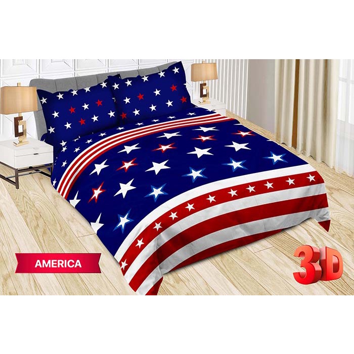Wajib Anteraja 1 Kg Only (Hanya) Bedcover Bonita America 180x200