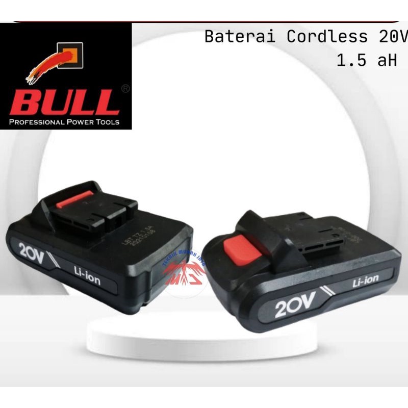 BULL BATERAI MESIN BOR CORDLESS 20VOLT