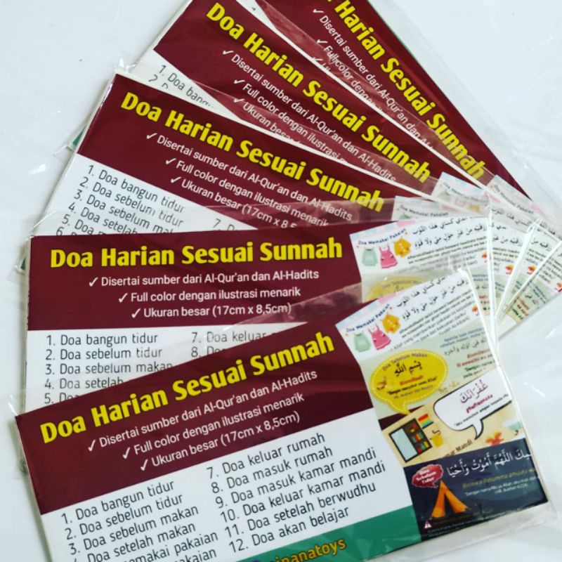 

Stiker Sticker doa sesuai sunnah bahan Vynil glossy