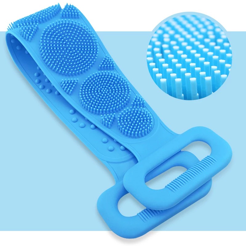 Sabuk Mandi silicone Model Panjang / Belt Shower Scrubber