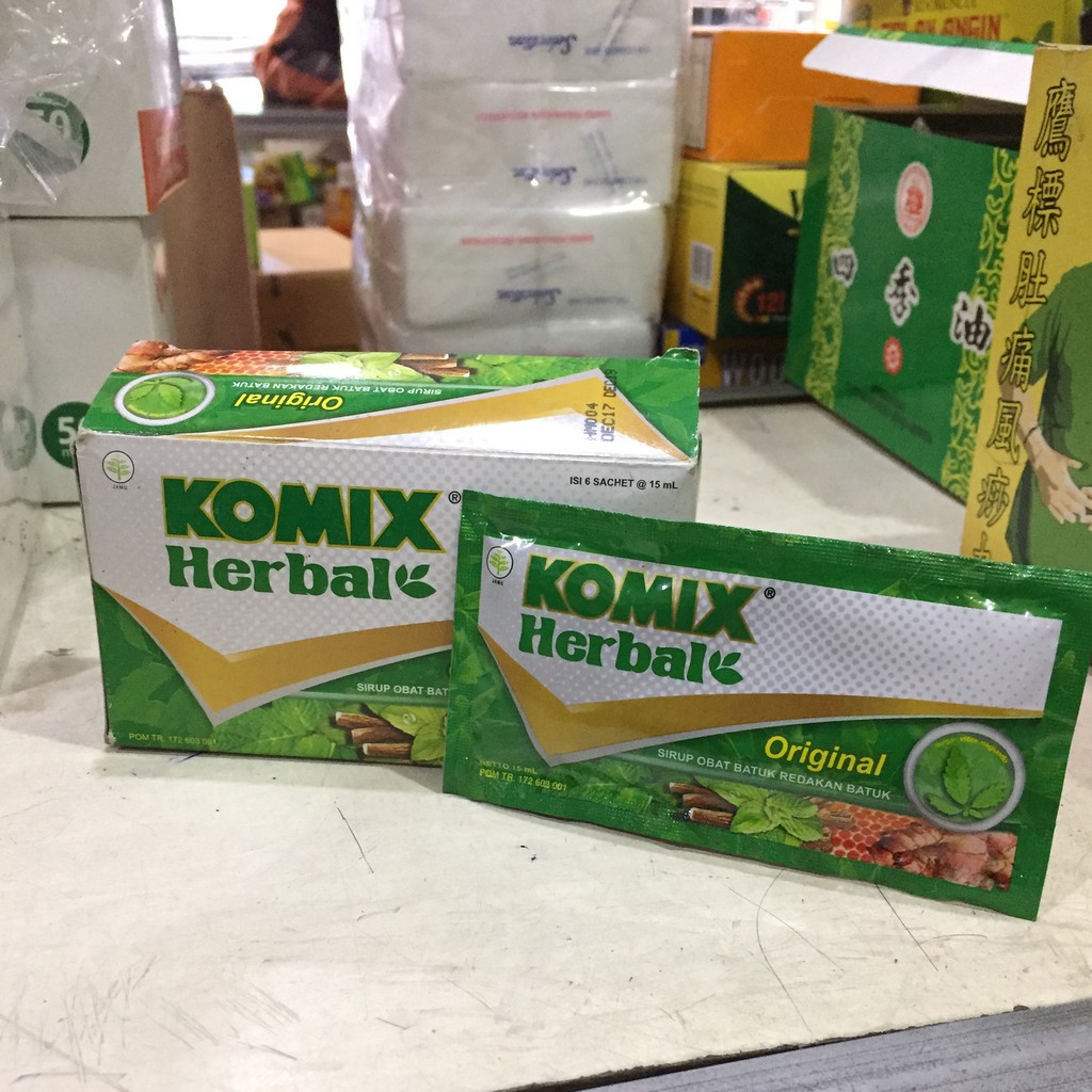 

Komix Herbal Original - Isi 6 Sachet