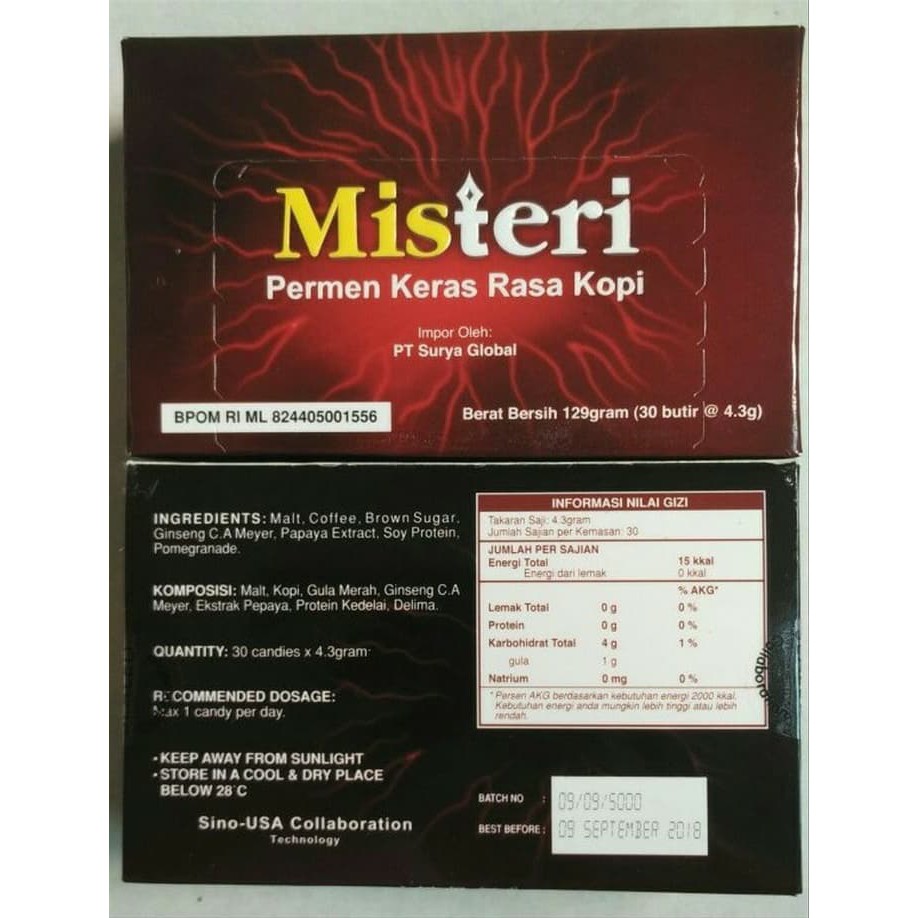 

hot falsh sale Baru Permen Kopi Misteri