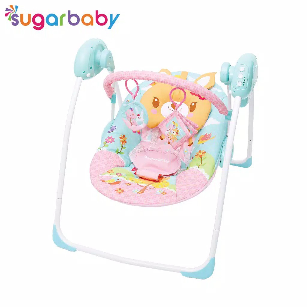 Sugar Baby Baby Swing Otomatis Ayunan Bayi Bouncer Swing Elektrik