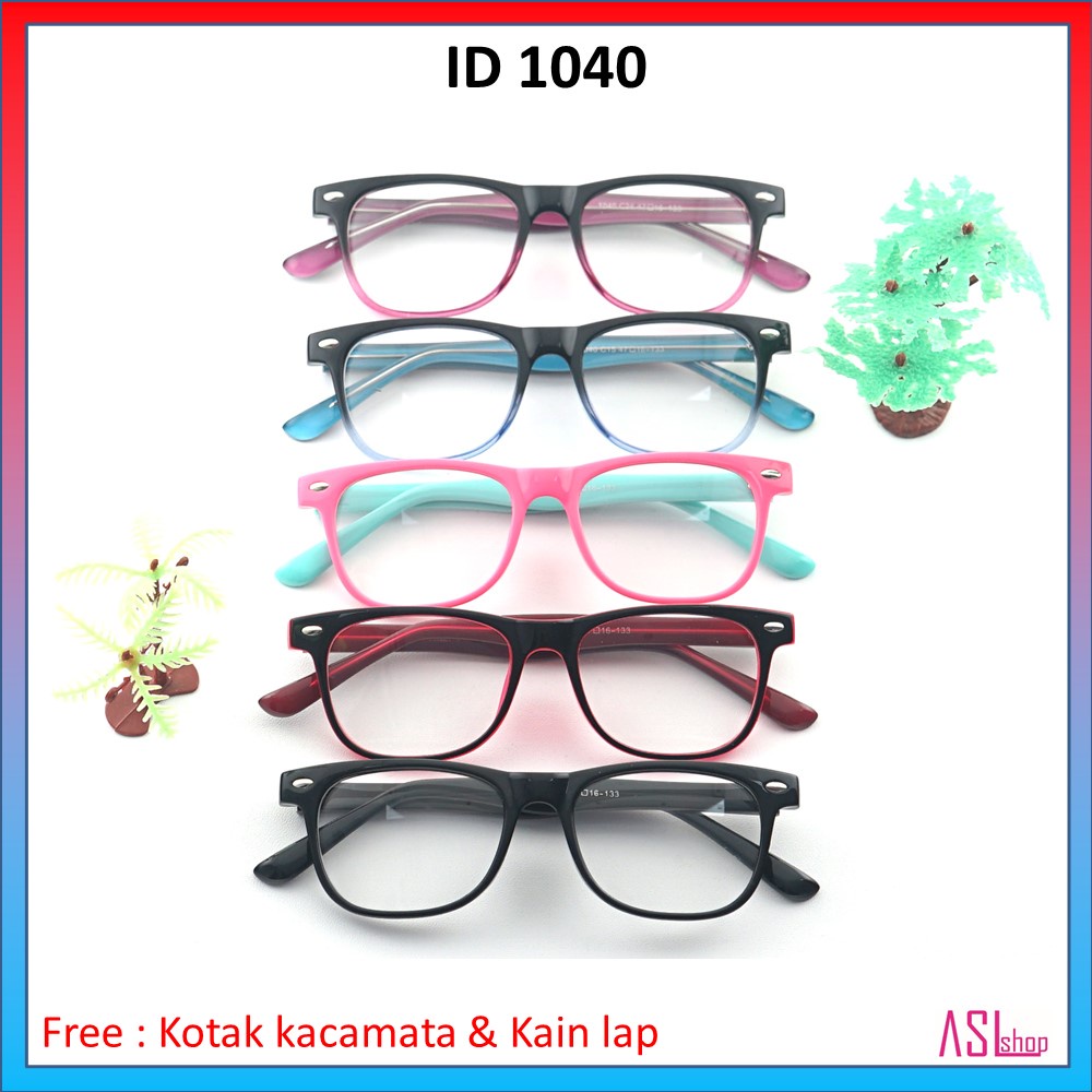 FRAME DAN KACAMATA MINUS (ID 1040) REMAJA DAN ANAK-ANAK