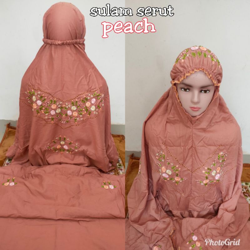 LAICHAH_mukena terusan rayon SULAM PITA SERUT