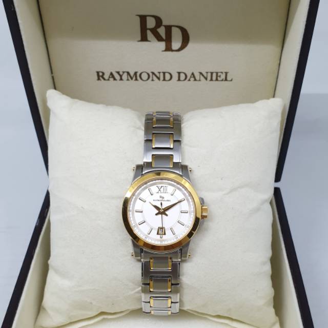 Raymond Daniel RD 229 X Silver Gold, Jam Tangan Wanita, Original