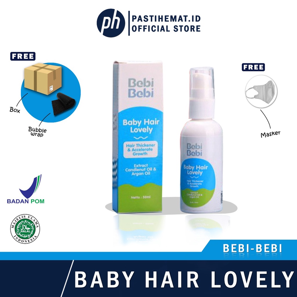 Bebi-Bebi Hair Lovely PENUMBUH RAMBUT DAN PELEBAT RAMBUT BALITA AMAN BPOM