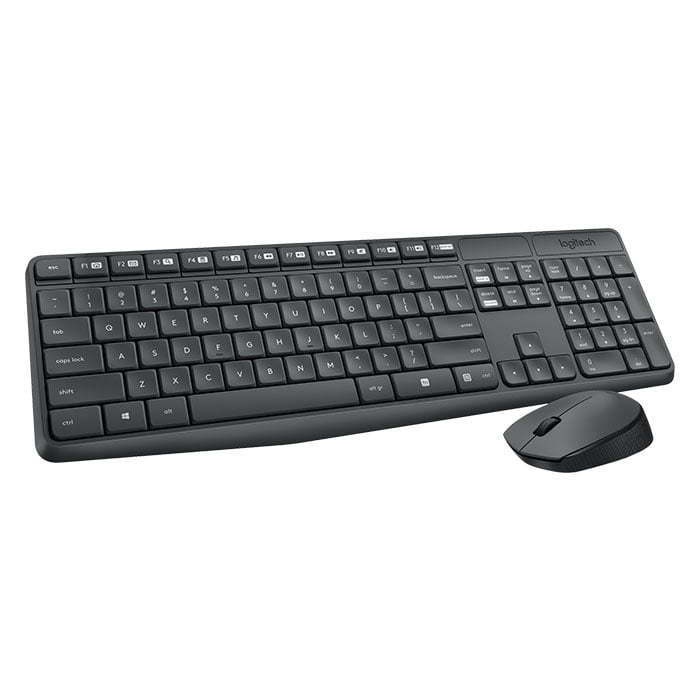 LOGITECH WIRELESS COMBO KEYBOARD + MOUSE MK235