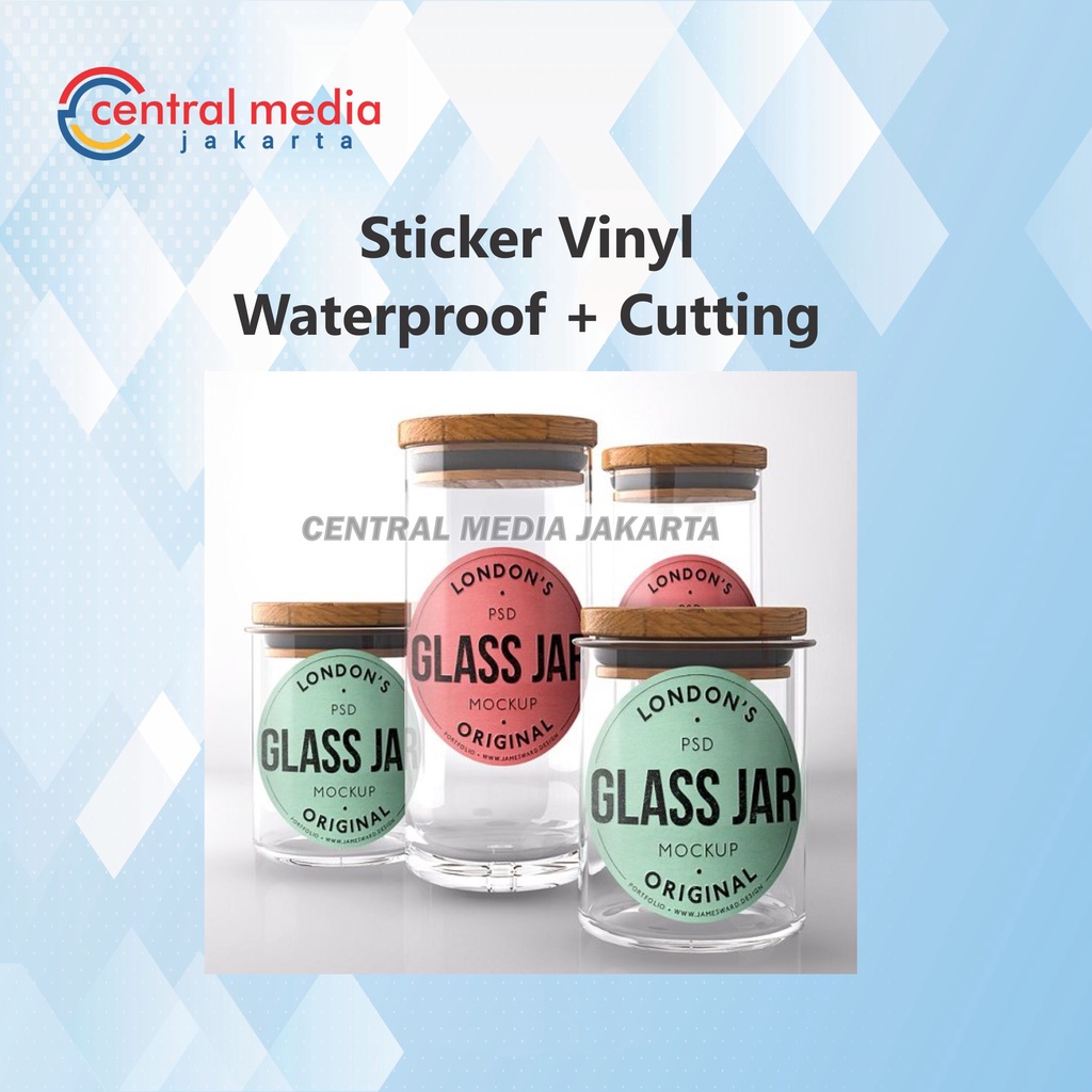 Jual Cetak Sticker VINYL A3 + Cutting SESUAI POLA Kiss Cut Stiker ...