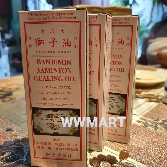 [Original Imported Product] Banjemin Jaminton Healing Oil Obat Luka 091