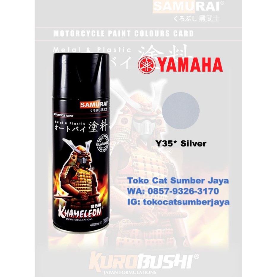 Cat Semprot Samurai Paint Yamaha Y35* Silver