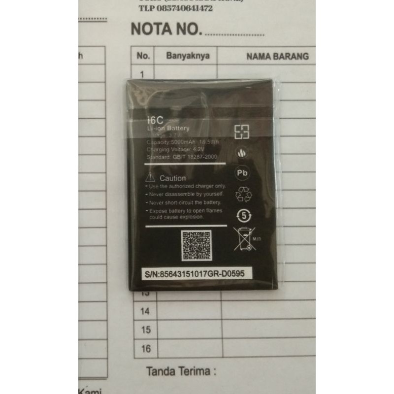 BATERAI ADVAN I6C ORIGINAL