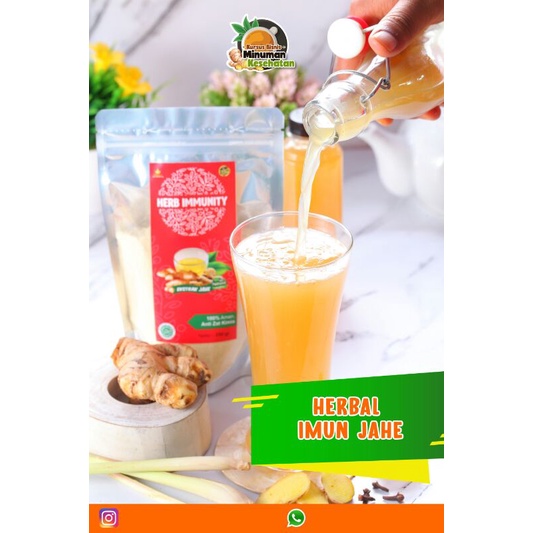 

Minuman Herbal Jahe Serbuk Instan 250gram Kualitas Premium