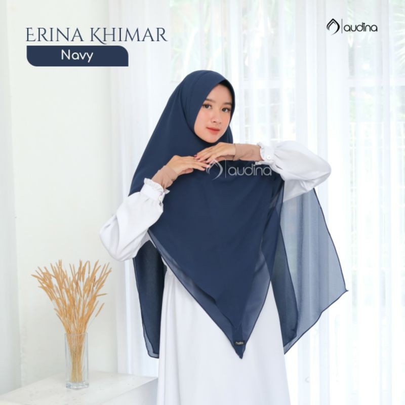 KHIMAR ERINA POLOS HIJAB INSTAN || AUDINA