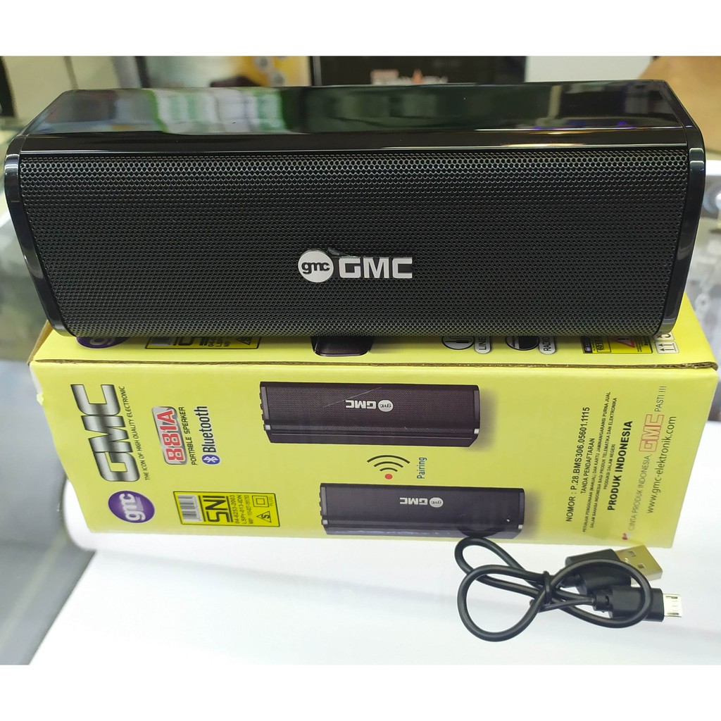 Speaker Bluetooth GMC 881A 100% ORIGINAL GMC Speaker Super Baas