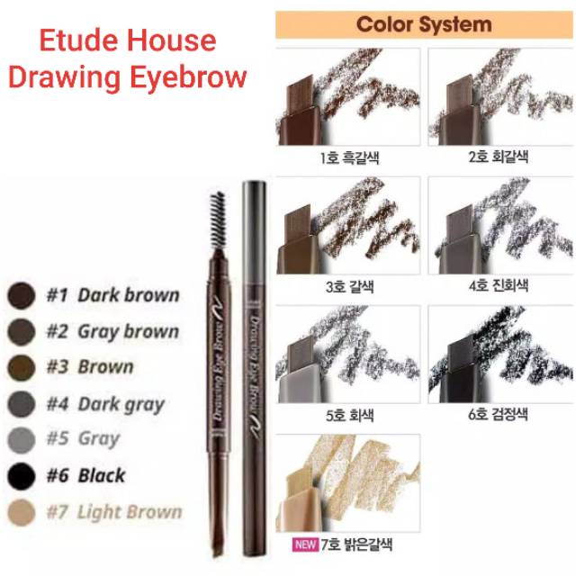 Eyebrow Putar Pensil Alis Otomatis Pensil Alis Crayon Eyebrow Crayon Eyebrow Etude Pensil Alis Etude Kowmetik Mata Make Up Makeup