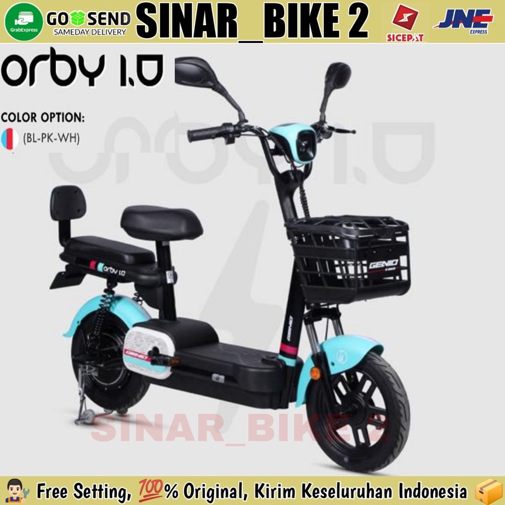 Sepeda Listrik GENIO ORBY 1.0 Electric E Bike 650 Watt