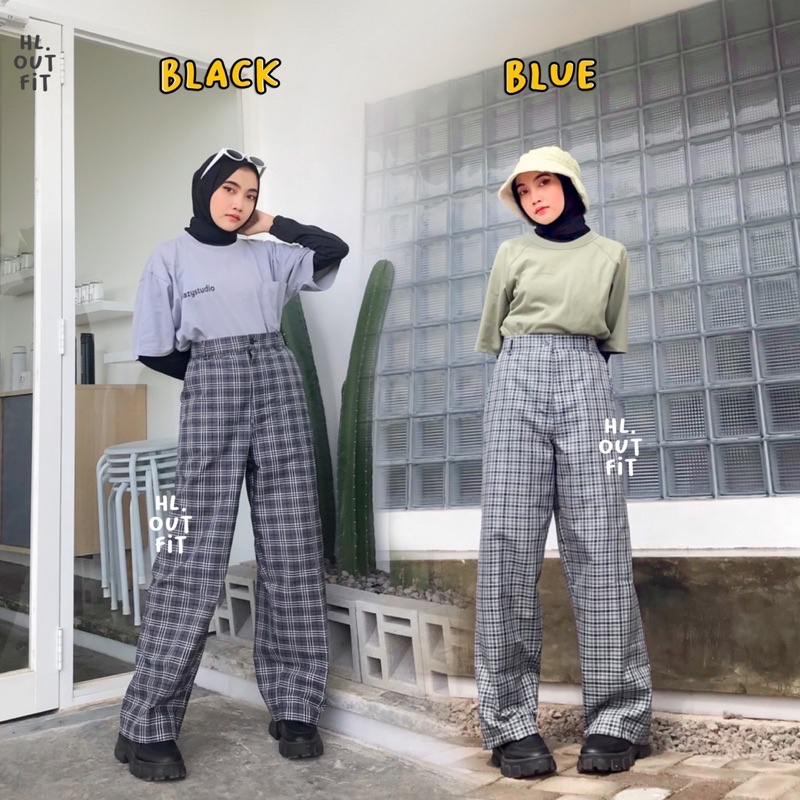 HL MYLO TARTAN PANTS (REALPICT)