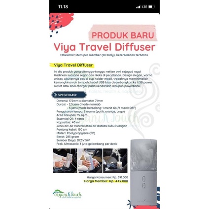 VIYA DIFFUSER YOUNG LIVING MURAH