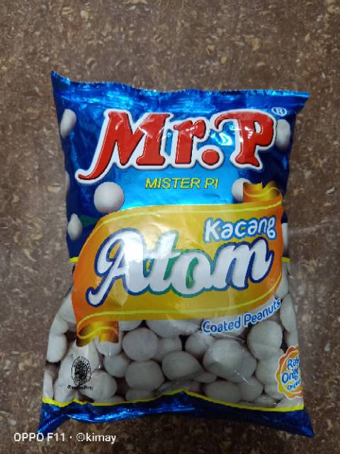 Mr.P kacang atom original 225 gram