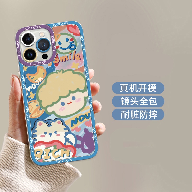 Soft Case Motif Kartun Untuk Apple x 13 12 11pro x xsmax xr 7 7p