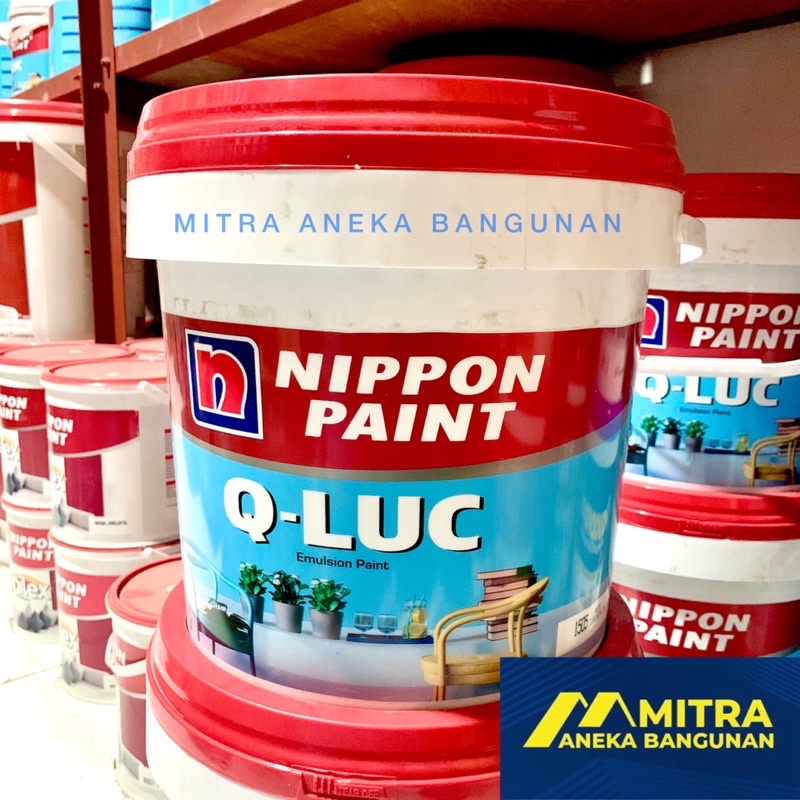 Jual CAT TEMBOK 1 PAIL QLUC NIPPON PAINT CAT INTERIOR NIPPON PAINT 18 