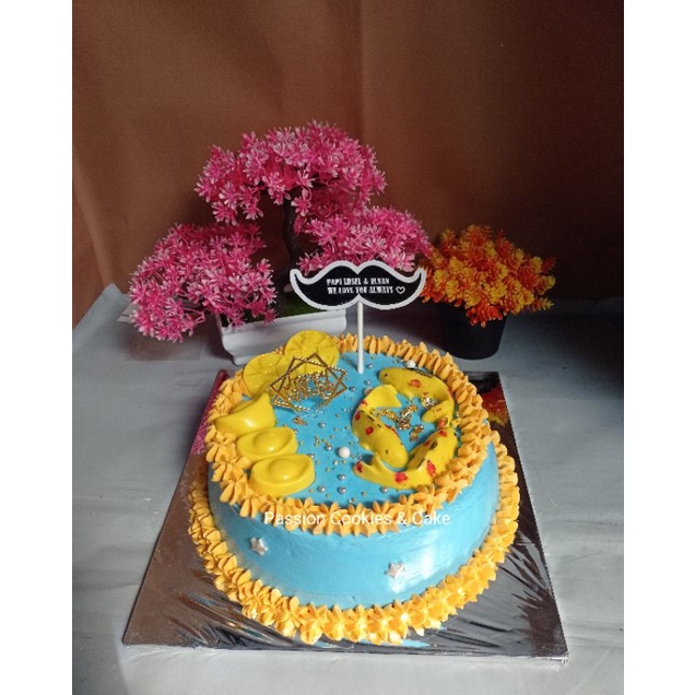 

kue ulang tahun ikan koi by request