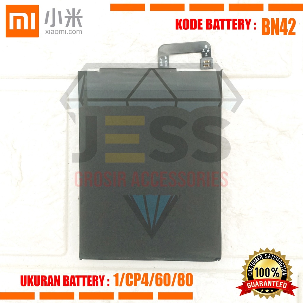 Baterai Battery Original Xiaomi BN42 &amp; BN-42 For Tipe Redmi 4 - Hongmi 4 - 2016090