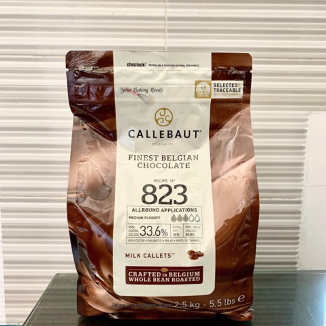 

Callebaut Milk Chocolate Couverture 33,6% 2,5 kg